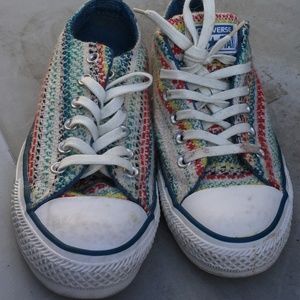 Converse Multi Color Cloth Sneakers size 7